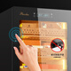 Bacchus Cigar Cabinet Temperature and Humidity Control Constant Temperature and Humidity Control Humidifier Box Mini Small Household Solid Wood Cedar Wood Inlaid Alcohol-raised Naked Red Wine Cigar Air-cooled Frost-free Master-Fingerprint Lock + WIFI Control 450L