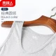 Nanjiren Men's Vest Men's Pure Cotton Sleeveless Sports Vest Versatile Casual Bottom Undershirt Single Pack White 3XL