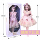 Xuyang Doll Set Gift Box Children's Clothing Design Fashion House Toys Girls Handmade DIY Materials Play House Toys Princess Xin Yue [Blink Remote Control Intelligent Conversation Version]