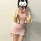 Yi Jingxuan (Yijingxuan) 2025 Internet Celebrity Hot Girl Start Skirt New Pure and Sweet Lace Vestido de cadera Cardigan Peque Nightclub Picture L 105-115Jin [Jin equivale a 0.5 kg]