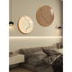 
XMSJ Wasabi style decorative painting sense bedroom soft decoration master bedroom bedside background wall hanging painting abstract art room mural zsh14666-Twilight heart approximately outer frame diameter 40cm + diameter 60cm x circular shape