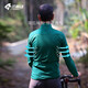 Lampada Spring and Autumn Cycling Clothing Sports Outdoor Windbreaker Thin Jacket Long Sleeve Men's and Women's Cycling Road Windproof Fast-Drying Clothes Royal Cycling Ethereal Windbreaker - Haze Blue XL