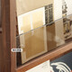 Miroir à bas du corps de marée marée du corps en rotation miroir miroir ménage noir noix en bois massif miroir de rangement objectif miroir rotable 50 * 172cm