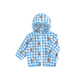 YOUGE Infant and Toddler 2024 New Thin Cartoon Sun Protection Clothing Hooded Thin Jacket Blue 66 cm
