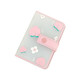 DiXING card bag women's anti-demagnetization certificate bag cute small ultra-thin mini multi-card ID storage bag card holder Green animal-20 card page anti-demagnetization