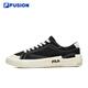 Fila Fusion Herrenschuhe Pop Canvas Schuhe Trendy Marken Herren trendy Board Schuhe Street Fotografie Sport Casual Schuhe Männer Black-Bk 40