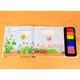 Creative fingerprint painting nature Children's finger painting non-toxic creative color inks EU certified environmental protection and safety Baby graffiti fun art enlightenment textbook game books 3-4-5-6-8 year old children's handmade books Books and fragrance festival Reading festival