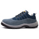 Fucheng Labor Protection Zapatos de acero transpirable para hombres Anti-smash anti-Punteura y desgaste Sólido Solado Compra Protección de trabajo Saféz de seguridad Azul 40