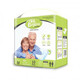 Kanglang adult diapers, elderly diapers, adult unisex sports care diapers for the elderly, 2 packs, medium size M (10 pieces)