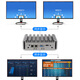 Xinchuang Cloud Mini Industrial Computer Host Fanless Industrial Small Computer Dual Network Ports Dual Serial Ports i5/J6412 Embedded Micro Small Low Power Linux Visual Automation J6412|8G Memory + 128G Hard Drive + Wifi