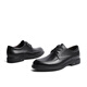 Belle Business Cuir Formal Chaussures pour la vache de banlieue de banlieue de banlieue pour hommes Chaussures en cuir B3GK3CM1 Black-Single 42 (260 mm)