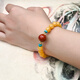 Her Generation 8MM Natural Beeswax Ball Bracelet Old Honey Amber Southern Red Jade Transfer Bead Bracelet Southern Red Model (866619) Turquoise Accessories