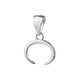 Fat Donglai same style silver plated 18K gold buckle head S925 horn buckle bull nose buckle safety buckle clip buckle diyK hoist hanging silver small bull nose buckle