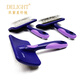 Delight's Ship's Notes Double Purple Star Pet Needle Comb Cat and Dog Hair Comb Teddy Open Knot Bichon Fluffy Hair Removal Comb Double Purple Star Soft Needle-(10*6 cm)