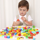 
Wooden meatballs Animal alphanumeric beaded building blocks toys Early education intellectual toys boys and girls birthday gifts home decoration