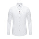 
Navigare Italian small sailing versatile shirt men's long-sleeved spring casual high-end inch shirt color woven commuter business shirt bleached L /40