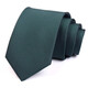 RORONOA tie men's Korean version dark green dark stripes business professional formal wear fashion wide version 8cm gift box style dark green dark stripes L2786 hand tie + tie clip