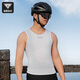 Captain Tas sweatshirt quick-drying sweat-absorbent vest cycling underwear men's road mountain bike cycling clothing bottoming shirt pure white vest S