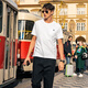 Mr. Bu Bu Diseño de bolsillo simple Camiseta de algodón puro 2025 Spring and Summer Nuevo inglés TGT15262 TGT15262 HaoyueBai L (175)