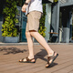 Egchi Sandalen Herren Sandalen Outdoor -Kopfschicht Kuhspanner atmungsaktiv