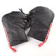 Yangpeng bicycle handlebar cover winter tram warm and rainproof electric bicycle windshield gloves cold-proof and waterproof thickened handlebar black ribbon handlebar cover (thickened version)