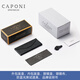 CAPONI imported from Germany with long and near dual-purpose anti-blue light reading glasses for men and women genuine ultra-light half-frame automatic zoom high-definition glasses
