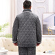 
Xuanduoqi pajamas men in winter thickened coral velvet three-layer cotton flannel dad middle-aged and elderly home clothes set C9901# black gray men [milk velvet] XXXL (165-200Jin [Jin equals 0.5 kg]) three-layer thickened