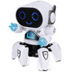 Wu's Story Toys's Toys Dancing Robot Boy 1 à 3 ans Gelle 2 ans Fille d'un an Baby Baby Electric Toys Singing and Dancing Robot [Orange] dirigez-vous vers le chant et la danse robot