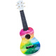 Maureen Ukulele Beginners Men, Girls, Students and Children's High-Precision Instrument Small Guitar 21-inch Customized Pattern 21-inch Rainbow Color Oil Painting Model Official Standard