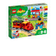 LEGO building block assembly Duplo 10874 smart steam train large particle building block table children's toy birthday gift