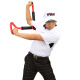 PGM21 Upgraded Golf Spinner Swing Exerciser Indoor Swing Plane Movement Corrector - Red