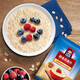 Quaker Instant Haferflocken 1000 g/1478g zuckerfreie Nahrungsfaser essen sofort reine Haferflocken Frühstück Mahlzeit Ersatz Instant Haferflocken 1 kg*2 Beutel