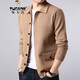 Woodpecker (Tucano) Pullover Herren-Strickjacke Herbststil im mittleren und jungen, lässigen, langärmeligen Pullover lässige und vielseitige Herren-Top 9905 Camel Color 165/m [Empfohlen 90-115jin [Jin gleich 0,5 kg]]