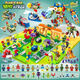 Lego Friends Plant vs. Zombie-Bausteine Vollständige Set von Kinderversammlungsspielzeug für Jungen 6-12 Jahre alte Geschenke zum Schutz des Teiches + verrückter Garten [1105 Stück 2 Kisten