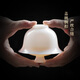 Teacher Shan Lihua's suet-fat jade tea cup, white porcelain tea bowl, single teacher's souvenir, thin tea-shaped tea bowl