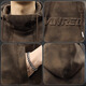 Chaotianshi autumn new style Medela dirty retro hooded sweatshirt men's loose letter stamped autumn and winter thickened long-sleeved jacket dark brown M 100-130Jin Jin equals 0.5 kg