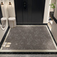 Mat de sol Mat d'entrée de porte d'entrée se sent un tapis de pied sale résistant