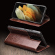 Geeignet für Samsung Galaxy S23 Ultra Phone Case Clamshell S22/S24/S21+ Schutzhülle Business SM Classic 103 Hell Brown Samsung Galaxy S24 Ultra