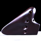 
Three-tube ac ocarina, 3-tube mid-tone C-module air sound performance level wide range pottery flute student adult musical instrument Three-tube AC [smoked] [alloy box containing aluminum] with smoked and burning flavor