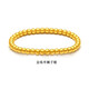 Jingyuelong Pure Gold 999 Two Worlds Huan Ancient Method Gold Bracelet Inherited Lotus Transfer Beads Blessing Brand Bracelet Bracelet for Women to Give to Wife 5mm Gold Beads + Blessing Brand Approximately 4.3-4.4g