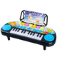 Chisen Multifunktionales elektronisches Klavierkinder können Musikspielzeug für Babys für Babies anfängern, die frühe Bildung Musikspielzeug [Pink-mit-Mikrofon] Multifunktionales elektronisches Klavier 33321 3 Abschnitte 5 Ladung + Klavier Score + Piano Score Ständer + Pod