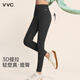 VVC Shark Pants Women's Outerwear Autumn and Winter High Waist Tummy Lifting Leggings Yoga Pants Galaxy Gray (220g Plus Velvet Style) L