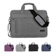Betome 9901 Tragbare Dateibeutel große Kapazität mehrschichtige Konferenztasche Tasche Business Bag Canvas wasserdichte Multi-Layer-Reißverschluss-Business-Bag Information Tasche Hellgrau