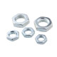 8.8 Tuerca delgada de alta fuerza galvanizada GB6172/6173 Tuerca plana hexagonal M16*2 [Opuesto 24 Grosor 7.85] 20 piezas