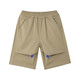 Zuoxi boys' labor shorts summer 2025 new casual children's five-point pants summer mid-trousers khaki 140