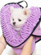 DOGSTORY pet towel absorbent and quick-drying super strong dog bathing special thickened anti-bite and scratch bath towel cat cleaning products thick brown color average size 6223
