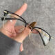 Paishen anti-blue light reading glasses automatic zoom 100-500 degree smart flower glasses 50-60-year-old men and women rankings Top 10 rankings for black and gold frame automatic adjustment