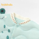Balabala children's thin down jacket for boys and girls in winter style fashion boys and babies baby clothes and babies pink green A41416-white duck down 100cm filling amount 26g