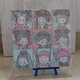初音未来diy数字油画儿童简单手工填色画学生手绘丙烯油彩画 FQ719 20*20绷好带背板++画架颜料画笔