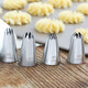 
Zhanyi Piping Mouth Bag Set Cookies Medium Mouth Jenny Cake Cream Biscuit Baking Tool Bei Ai Kitchen 4 Piping Mouth Set (Medium) ZY7028